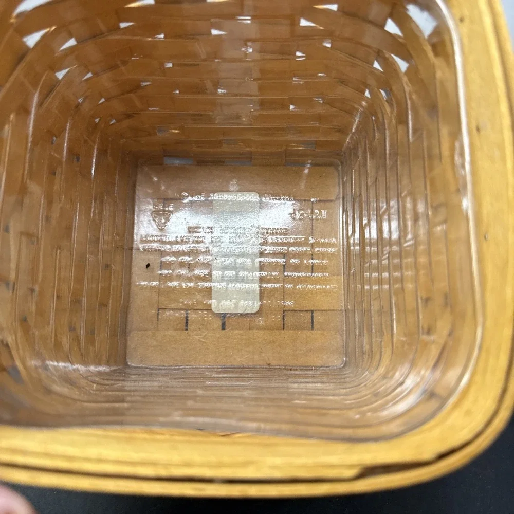 longaberger square basket 6.5